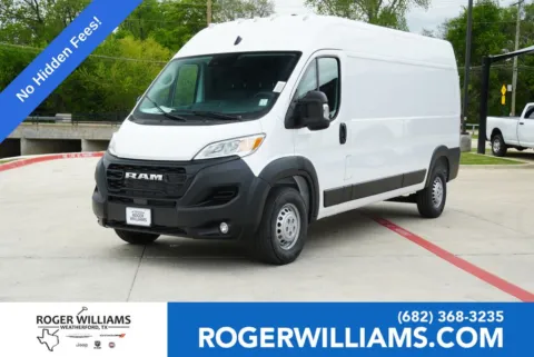 White 2026 Ram ProMaster Cargo Van Tradesman for sale in Weatherford, TX