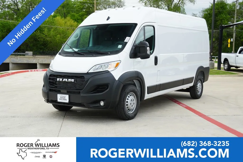White 2026 Ram ProMaster 2500 High Roof for sale in Weatherford, TX