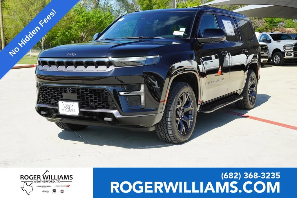 Black 2026 Jeep Grand Wagoneer Upland for sale in Weatherford, TX