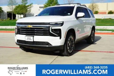 White 2025 Chevrolet Tahoe LT for sale in Weatherford, TX