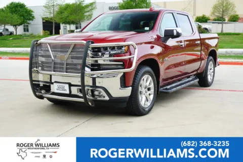 Red 2019 Chevrolet Silverado 1500 LTZ for sale in Weatherford, TX