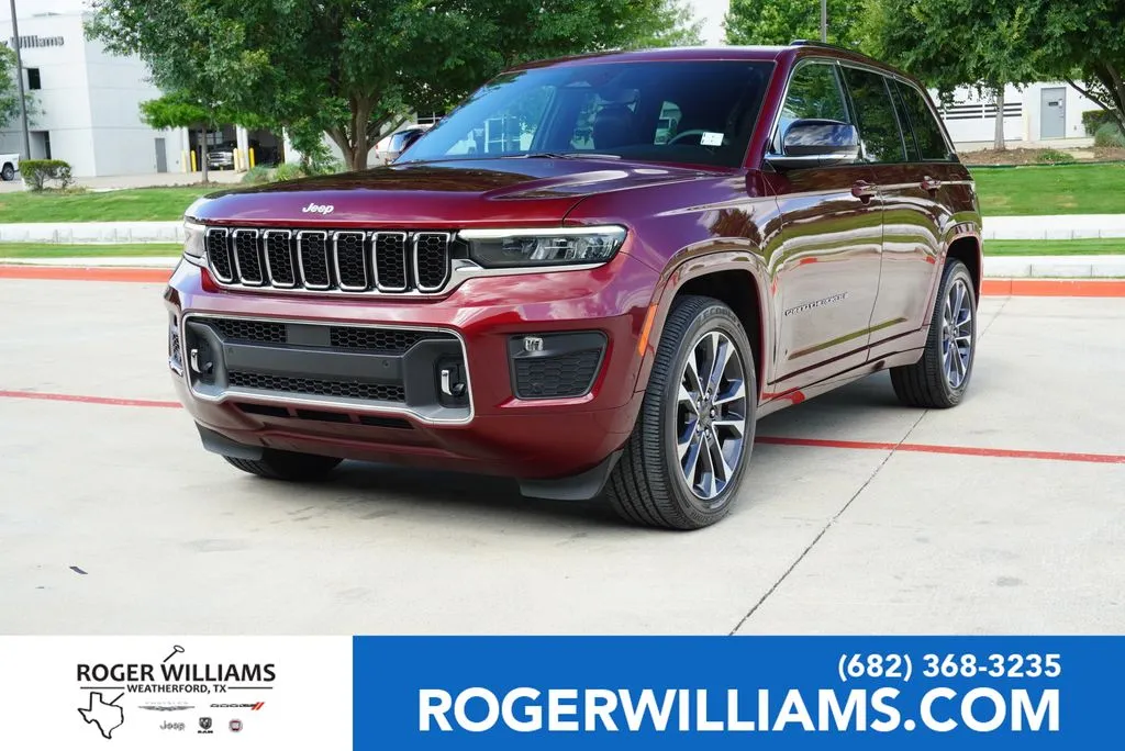 Red 2024 Jeep Grand Cherokee Overland for sale in Weatherford, TX