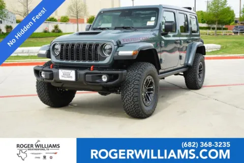 Blue 2026 Jeep Wrangler Rubicon X for sale in Weatherford, TX