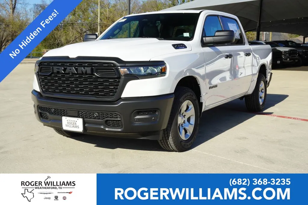 White 2026 Ram 1500 Tradesman for sale in Weatherford, TX