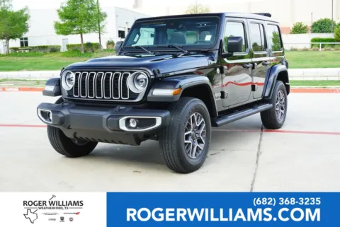 Black 2024 Jeep Wrangler Sahara for sale in Weatherford, TX