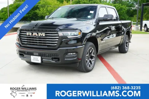 Black 2026 Ram 1500 Laramie for sale in Weatherford, TX