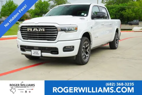 White 2026 Ram 1500 Laramie for sale in Weatherford, TX