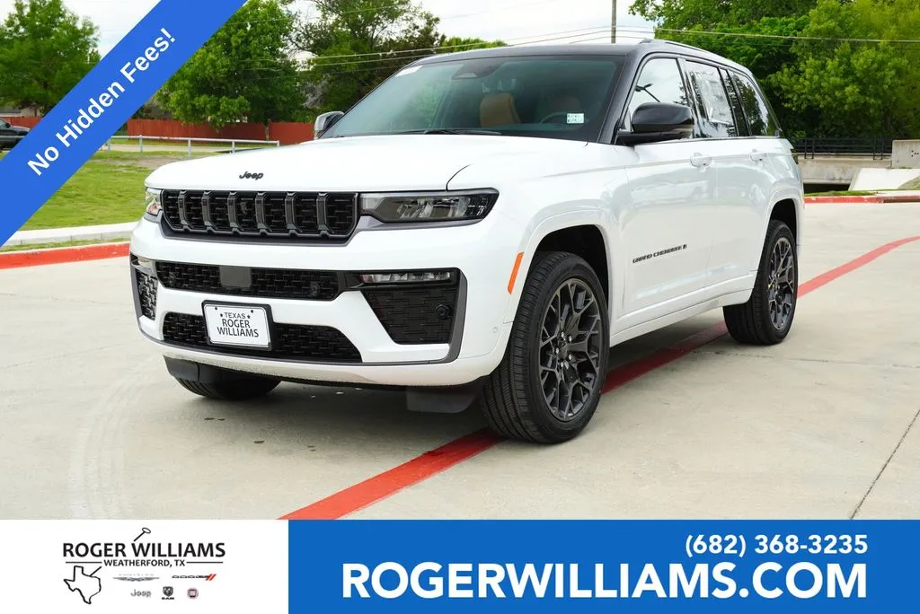 White 2026 Jeep Grand Cherokee Summit for sale in Weatherford, TX