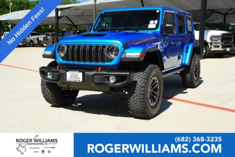Blue 2026 Jeep Wrangler Rubicon X for sale in Weatherford, TX