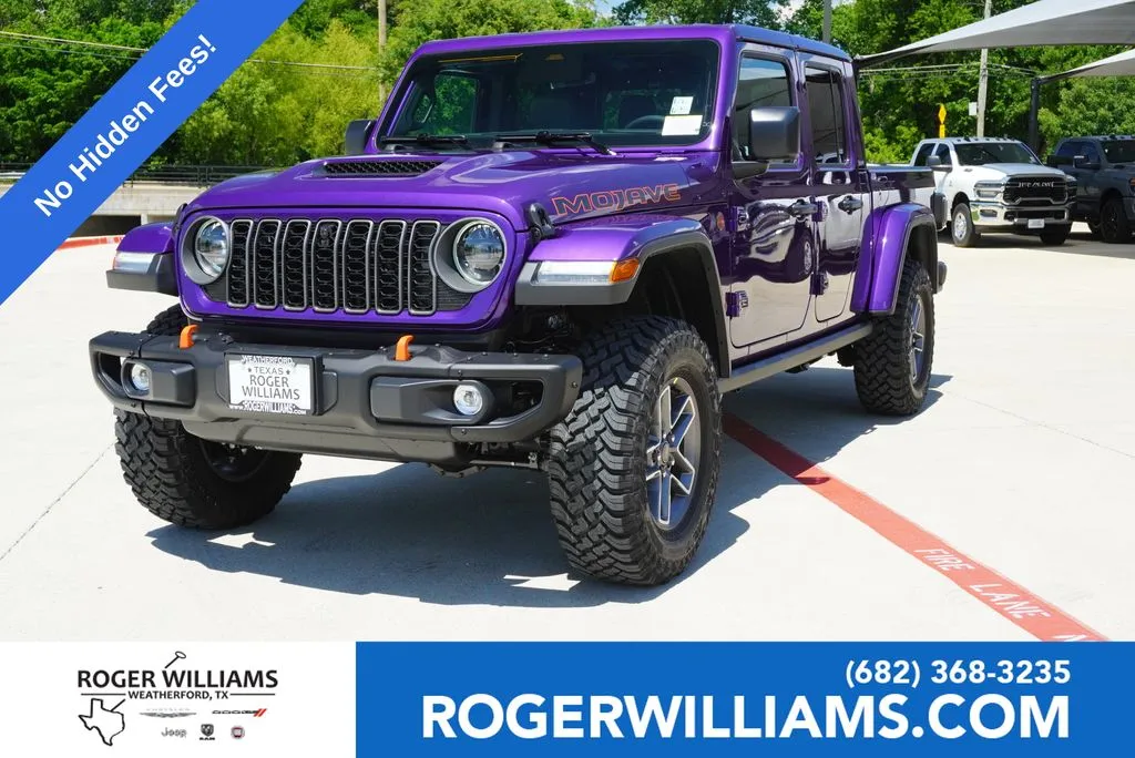 Purple 2026 Jeep Gladiator Mojave X for sale in Weatherford, TX