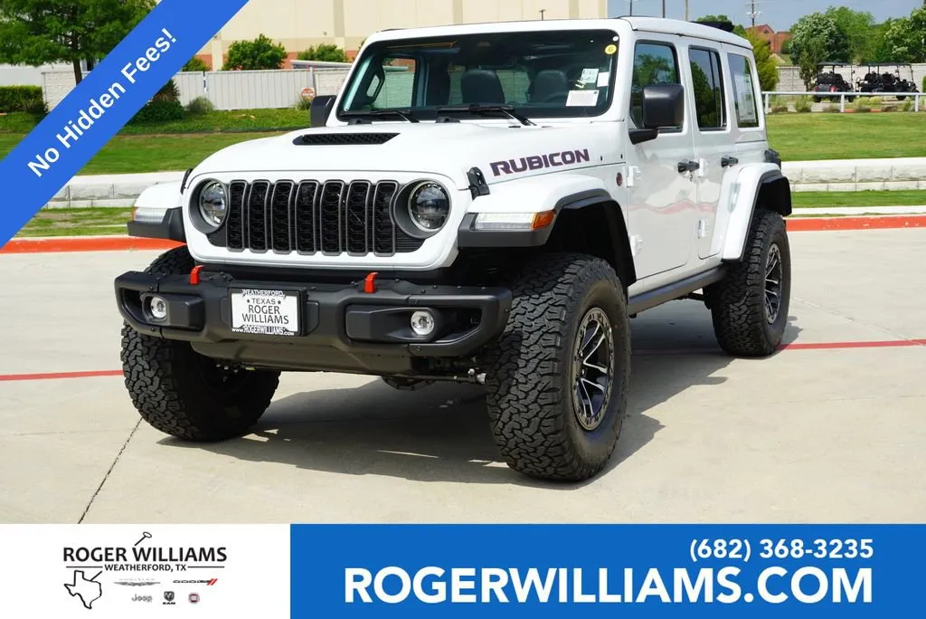 White 2026 Jeep Wrangler Rubicon X for sale in Weatherford, TX