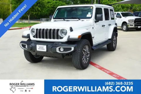 White 2026 Jeep Wrangler Sahara for sale in Weatherford, TX