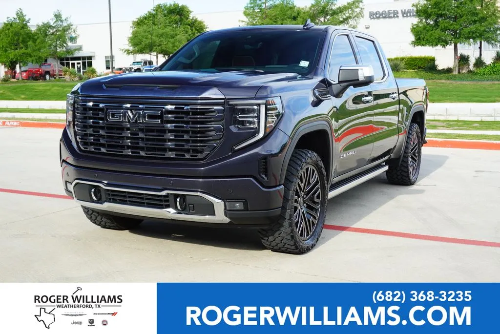 Gray 2022 GMC Sierra 1500 Denali Ultimate for sale in Weatherford, TX