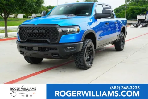 Blue 2025 Ram 1500 Rebel for sale in Weatherford, TX