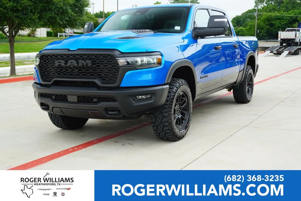 Blue 2025 Ram 1500 Rebel for sale in Weatherford, TX