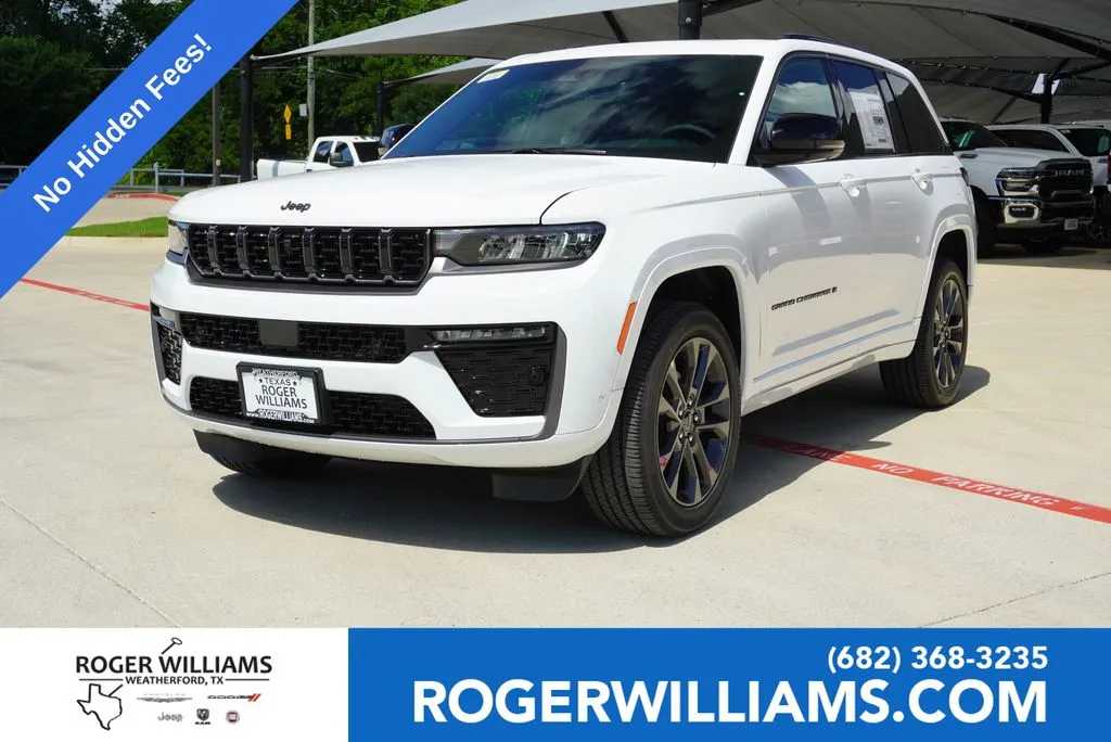 White 2026 Jeep Grand Cherokee Limited Reserve for sale in Weatherford, TX