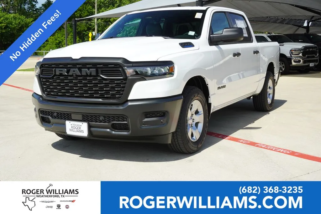 White 2026 Ram 1500 Tradesman for sale in Weatherford, TX