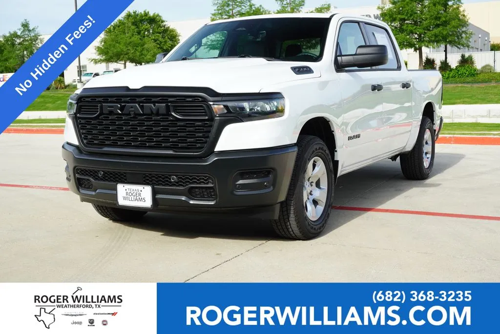 White 2026 Ram 1500 Tradesman for sale in Weatherford, TX