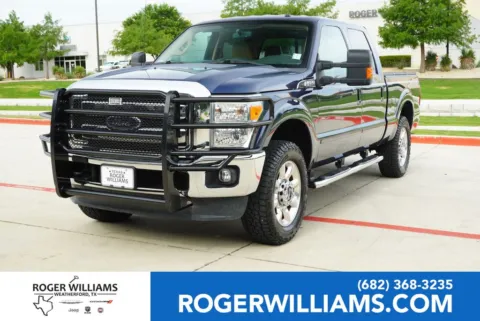 Blue 2015 Ford F-250SD Lariat for sale in Weatherford, TX