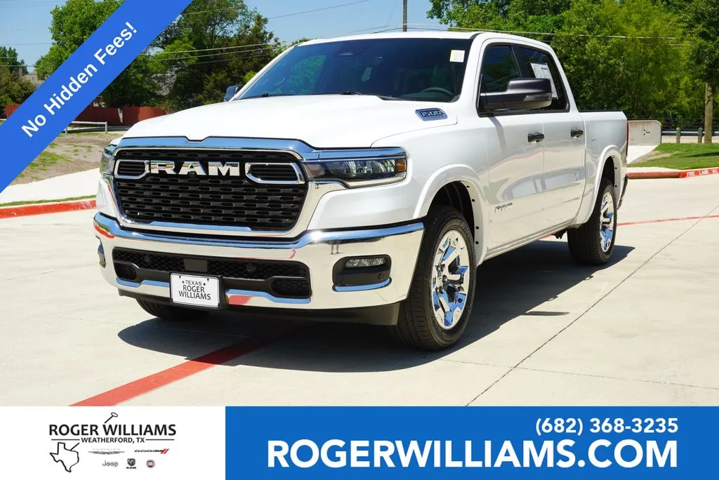 White 2026 Ram 1500 Big Horn/Lone Star for sale in Weatherford, TX