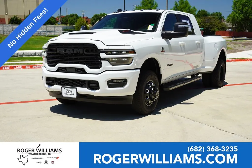 White 2026 Ram 3500 Laramie for sale in Weatherford, TX