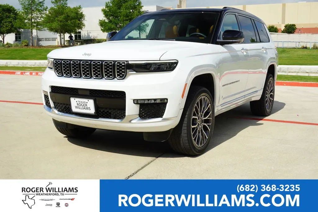 White 2025 Jeep Grand Cherokee L Summit for sale in Weatherford, TX