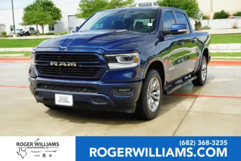 Blue 2020 Ram 1500 Laramie for sale in Weatherford, TX