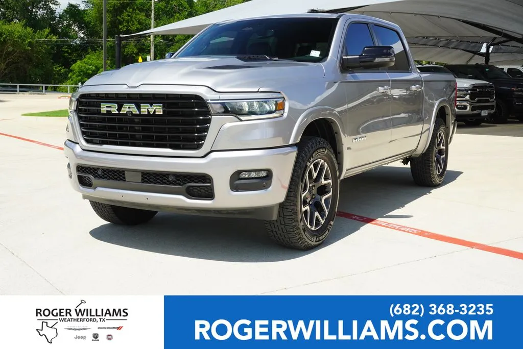 Silver 2025 Ram 1500 Laramie for sale in Weatherford, TX
