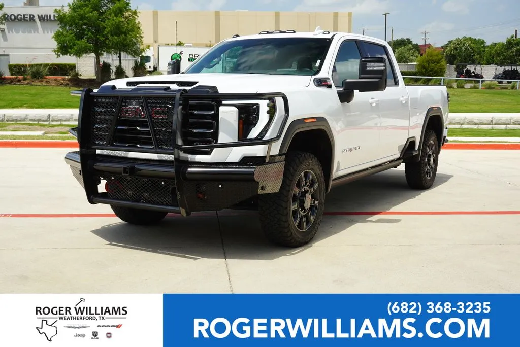 White 2025 GMC Sierra 2500 HD AT4 for sale in Weatherford, TX