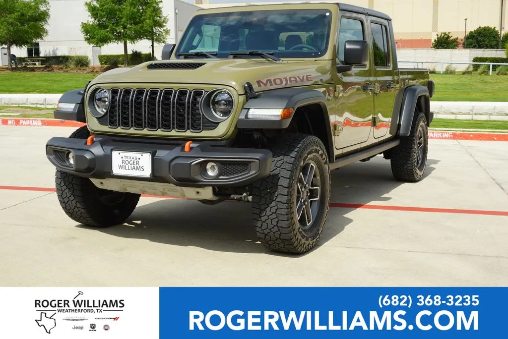 Green 2025 Jeep Gladiator Mojave for sale in Weatherford, TX