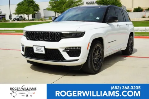 White 2025 Jeep Grand Cherokee Summit Reserve for sale in Weatherford, TX