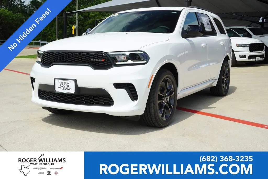 White 2026 Dodge Durango GT for sale in Weatherford, TX