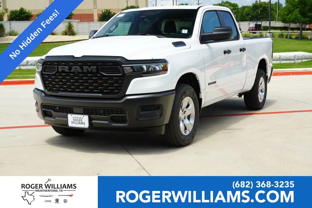 White 2026 Ram 1500 Tradesman for sale in Weatherford, TX