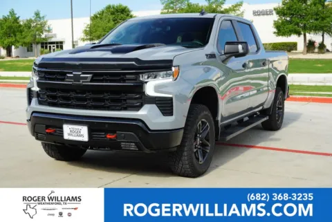 Gray 2024 Chevrolet Silverado 1500 LT Trail Boss for sale in Weatherford, TX