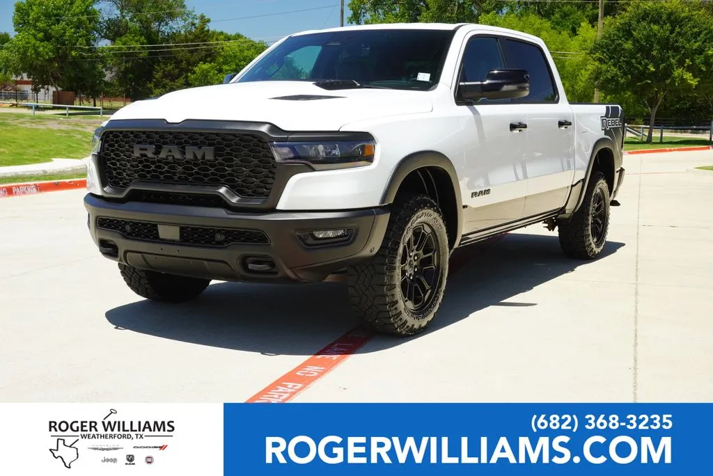 White 2025 Ram 1500 Rebel for sale in Weatherford, TX