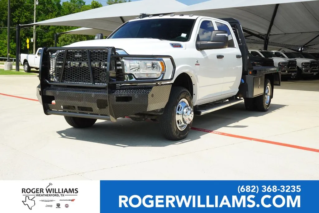 White 2024 Ram 3500 Chassis Cab Tradesman for sale in Weatherford, TX
