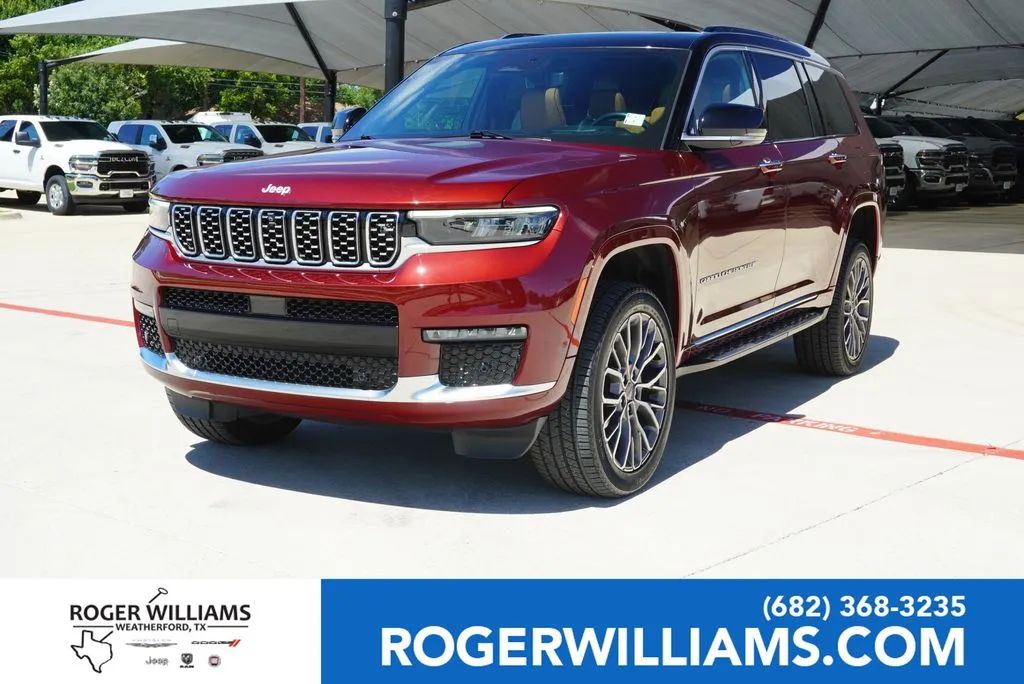 Red 2024 Jeep Grand Cherokee L Summit for sale in Weatherford, TX
