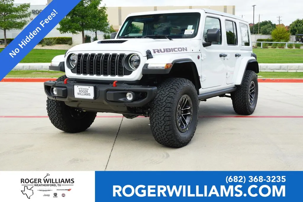 White 2026 Jeep Wrangler Rubicon X for sale in Weatherford, TX