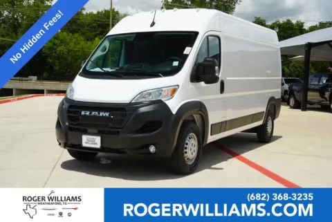 White 2026 Ram ProMaster Cargo Van Tradesman for sale in Weatherford, TX