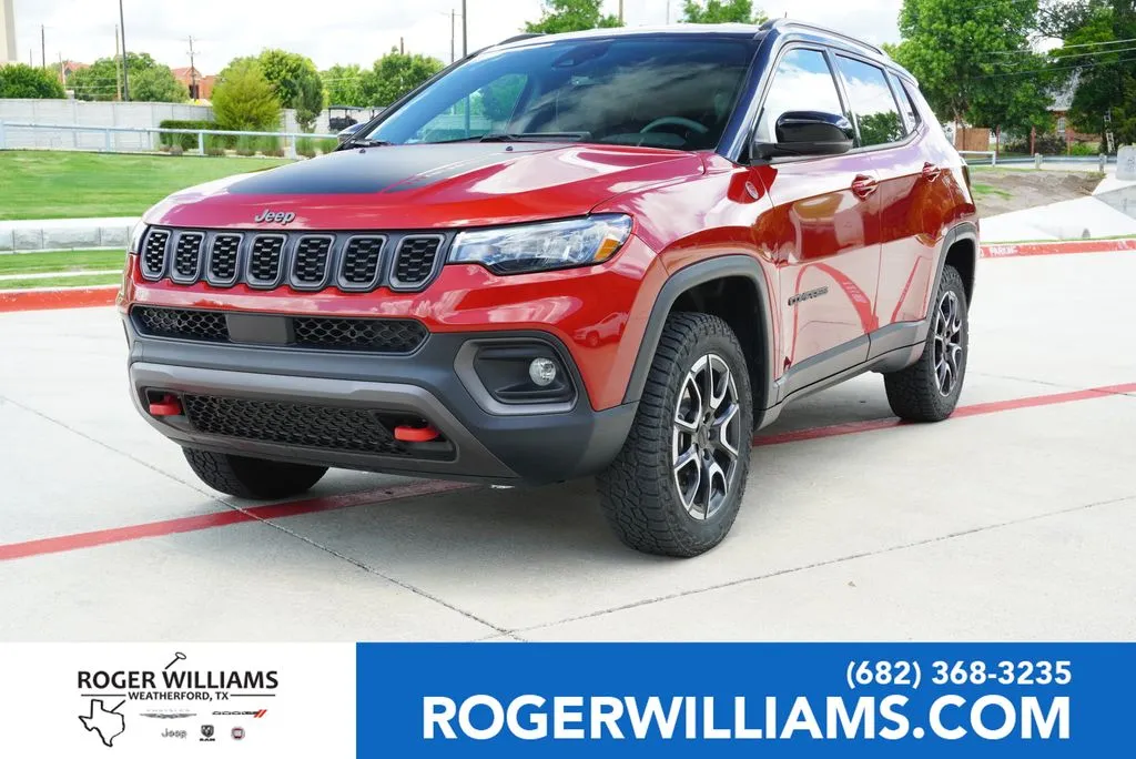 Red 2024 Jeep Compass Trailhawk for sale in Weatherford, TX