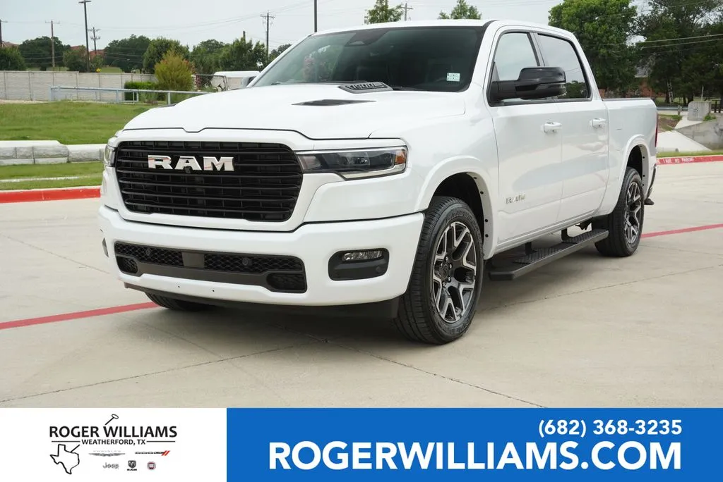 White 2025 Ram 1500 Laramie for sale in Weatherford, TX