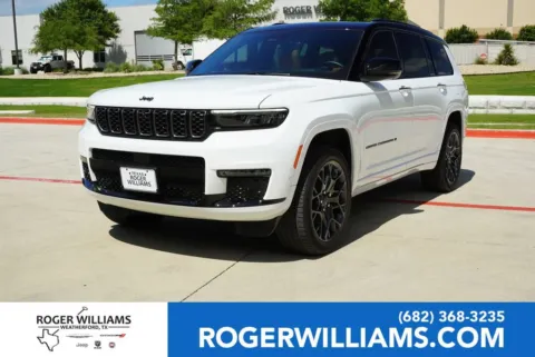 White 2025 Jeep Grand Cherokee L Summit Reserve for sale in Weatherford, TX