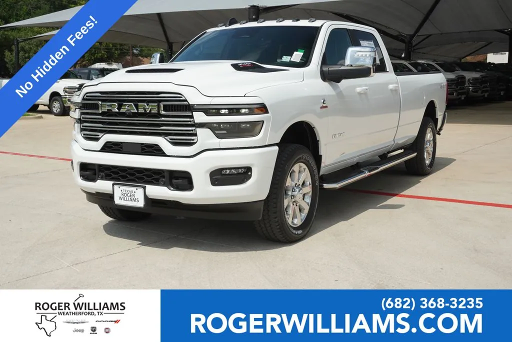 White 2026 Ram 3500 Laramie for sale in Weatherford, TX