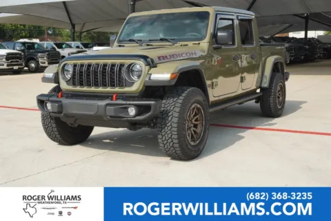 Green 2025 Jeep Gladiator Rubicon X for sale in Weatherford, TX
