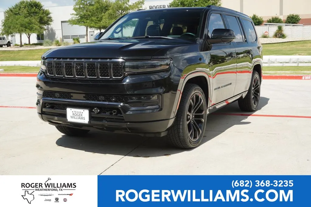 Black 2024 Jeep Grand Wagoneer Series III for sale in Weatherford, TX