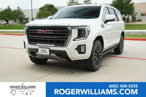 White 2022 GMC Yukon AT4 for sale in Weatherford, TX