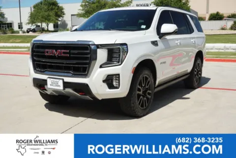White 2022 GMC Yukon AT4 for sale in Weatherford, TX