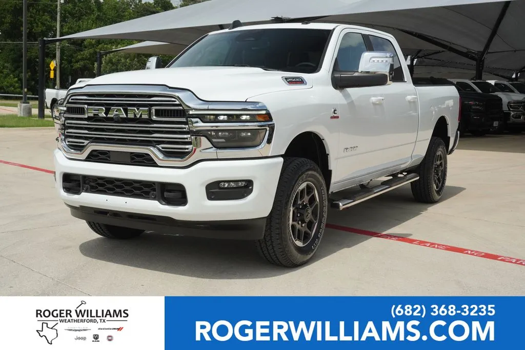 White 2025 Ram 2500 Laramie for sale in Weatherford, TX