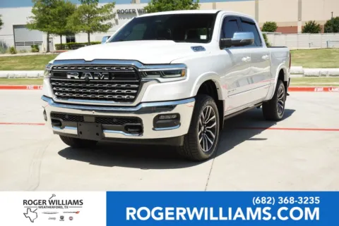White 2025 Ram 1500 Limited for sale in Weatherford, TX
