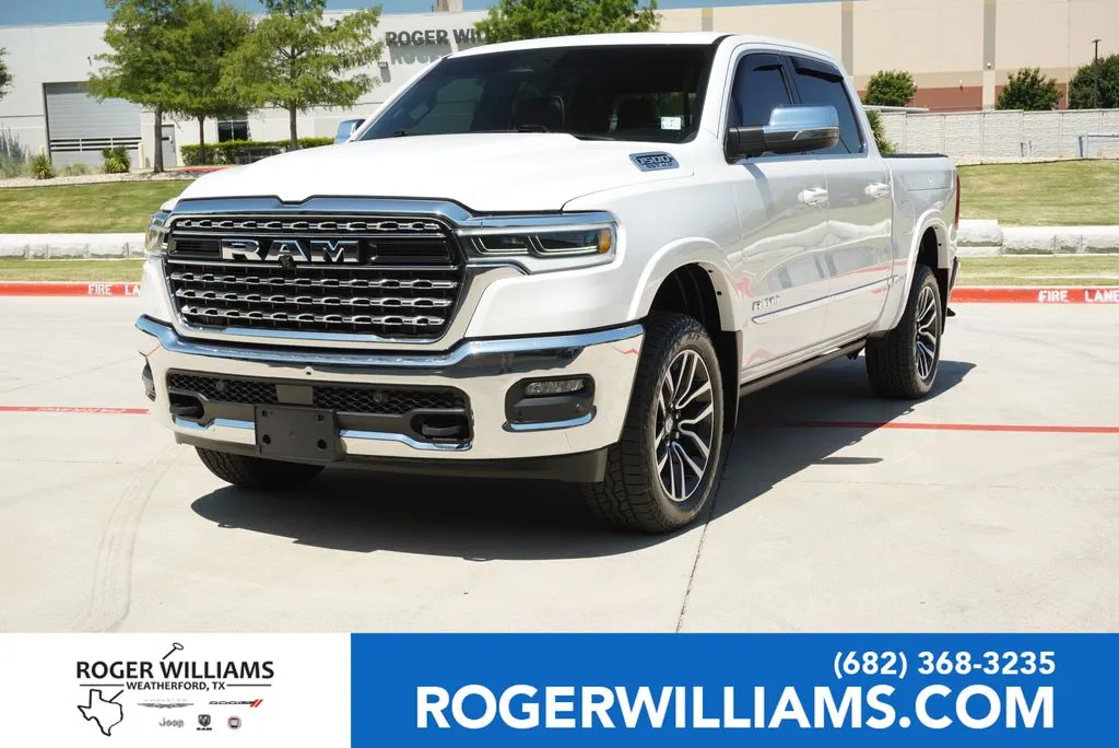 White 2025 Ram 1500 Limited for sale in Weatherford, TX